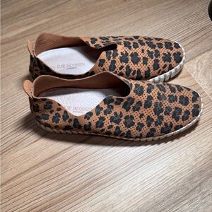 Ilse Jacobsen Leopard Slip-Ons